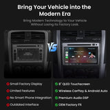 ATOTO S8LUNV08ADM 10.1" Android Car Stereo for Chevrolet Silverado 1500 2014–2018, 2500HD 2015–2019 & GMC Sierra, Wireless Apple CarPlay & Android Auto, 4G LTE, QLED Display, DSP, GPS Navigation
