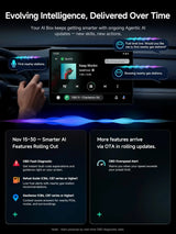 ATOTO CB6C Wireless CarPlay Adapter, CarWave Car Smart Box, Android 13, 4G LTE, 4+64G, GPS Tracking, AI DriveChat, Android Auto, Plug & Play, Black