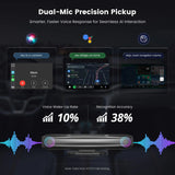 ATOTO AC-MIC20 Car Mic - Noise Cancelling, Clear Voice Commands, Silicone Design, for X10 Series Only