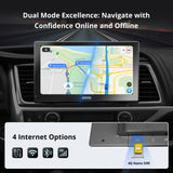 ATOTO P9 9" Portable Touchscreen Car Stereo with Bluetooth Wi-Fi, MirrorLink, Multimedia Audio Player with GPS Tracking