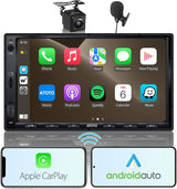 ATOTO F7G2A7WE-S01 7" Double DIN Car Stereo with Wireless Apple CarPlay & Android Auto, HD Touchscreen, Bluetooth, Voice Control, HD Backup Camera, MirrorLink, Steering Wheel Control, FM/AM