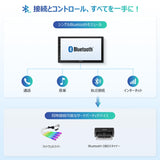 A5L ダブルDINカーステレオ | 7インチHDタッチスクリーン | 2GB+32GBメモリ | Bluetooth &amp; WiFi 接続対応 | GPSナビゲーション | 無線&amp;聴く Android Auto &amp; CarPlay対応 | AIアシスタント機能搭載