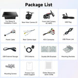 ATOTO 9" Double DIN Car Stereo, Backup Camera and DVR Dashcam, Wireless Android Auto and CarPlay, 2G+32G, GPS Tracking, Drivechat AI, WiFi, Bluetooth, USB, FM, AM, RDS, EQ