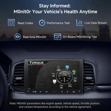 ATOTO A5LG209T 9" Double Din Android Car Stereo with OBD2 Scanner, Wireless CarPlay & Android Auto, AI Voice, 24-Band EQ DSP, WiFi/BT/USB, 2G+32G