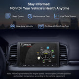ATOTO A5LG209T 9" Double Din Android Car Stereo with OBD2 Scanner, Wireless CarPlay & Android Auto, AI Voice, 24-Band EQ DSP, WiFi/BT/USB, 2G+32G