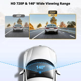 ATOTO AC-44P4 Dash Cam 720P - Caméra Voiture 140° HD, Stockage 128GB, Compatible ATOTO P5