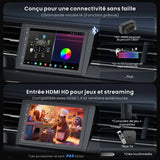 ATOTO X10G2B7E-R3 7" QLED Autoradio Android 2 Din, 8+128G, Carplay sans Fil & Android Auto, 4G LTE, Assistant Vocal IA, Suivi GPS, Microphone Double & Bluetooth,Dash Cam, LRV, Entrée HDMI