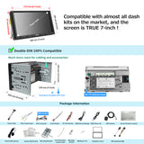 ATOTO S8G2A79UN 7" QLED Double Din Car Stereo with Wireless CarPlay & Android Auto, AI Voice Assistant, GPS Tracking, Built-in 4G LTE, VSV & LRV, 6G+128G, 4×49W Amplifier, Dual Bluetooth