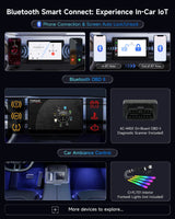 ATOTO CB4B-BK-S01 Adaptador CarPlay Inalámbrico, Caja CarPlay con Streaming de Video para iPhone y Android Auto, IA ChatGPT y Escáner OBD2, YouTube, Netflix, WiFi Dual, Actualizaciones OTA, Negro