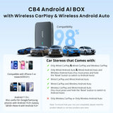 ATOTO CB4A-GY Wireless CarPlay & Android Auto Adapter – YouTube & Netflix Video Streaming