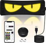 ATOTO CI-VIALD19 19.4" x 4.3" Programmable LED Car Sign – Flexible USB 5V Display, AI Voice & App Control, Custom Text & Animation, Scrolling Digital Sign for Car Window