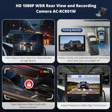ATOTO P807SD 7" Portable Wireless Car Stereo with HD 1080P WDR Rear Camera, QLED Glare-Suppressing Touchscreen, Wireless CarPlay & Android Auto, OTA Upgrade, Remote Control & FM/AUX Output