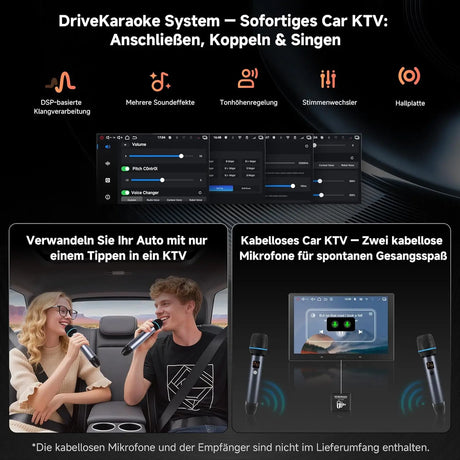 ATOTO V10G211OC 10-Zoll Android Doppel-DIN Autoradio, 6GB+128GB, Bluetooth 5.4/Wi-Fi, Wireless CarPlay & Android Auto