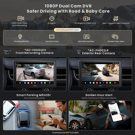 ATOTO X10G110E 10" QLED Single Din Car Stereo – Floating Screen, 8GB+128GB, Dual Phone Connection, 2 Bluetooth, Wireless CarPlay & Android Auto, AI Navigation, 4G LTE, 36B-EQ