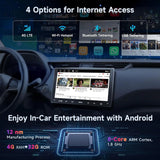 ATOTO S8G2094MS Double DIN Car Stereo 9" Android with HD Live Rearview Camera, Wireless CarPlay & Android Auto, Dual Bluetooth, Wi-Fi/BT/USB Tethering, DSP, SCVC, GPS Tracking, DriveChat AI, 8-Core, 4G LTE, 4G+32G