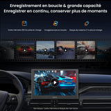 ATOTO AC-HN9FR Caméra Dash Avant AHD 1080p, 30fps, Vision Nocturne Starlight, WDR, Grand-Angle 136°, G-Capteur, Mode Parking, Enregistrement en Boucle, Lecture Trace GPS, Série V10