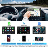 ATOTO F7G211WE 10.1" Double DIN Car Stereo with Wireless Apple CarPlay & Android Auto, QLED Touchscreen, DSP, Bluetooth, LRV, MirrorLink, Steering Wheel Control, AUX, FM/AM Radio
