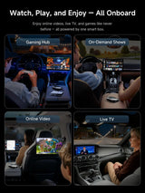 ATOTO Magic AI Box – Wireless CarPlay & Android Auto Adapter, Full Android OS, 8GB+128GB Car Video Box with HDMI In/Out, 4G LTE, Dual-BT, DriveChat AI