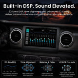ATOTO S8LMMR09ADM 9" Android Car Stereo for Jeep Wrangler JL 2018–2023 & Gladiator JT 2020–2023, Wireless Apple CarPlay & Android Auto, 4G LTE, QLED Screen, DSP, GPS Navigation