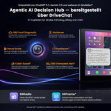 ATOTO S84G211P-S01 10.1 Zoll QLED Android Doppel-DIN Autoradio, kabelloses CarPlay und Android Auto, 4G LTE, WiFi/USB-Tethering, Hi-Fi DSP mit 4V Vorverstärkerausgang, mit Rückfahrkamera, 4G+64G