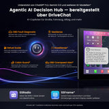 ATOTO S84G211P-S01 10.1 Zoll QLED Android Doppel-DIN Autoradio, kabelloses CarPlay und Android Auto, 4G LTE, WiFi/USB-Tethering, Hi-Fi DSP mit 4V Vorverstärkerausgang, mit Rückfahrkamera, 4G+64G
