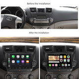 YOFUNG AC-TYHD02X-ST Installation Mounting Dash Kit for Toyota Highlander 2008–2013 (No Navigation), Only Compatible with ATOTO IAH09D-Style Car Stereo
