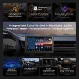 ATOTO X10DG211E Autoradio 2 DIN 10" QLED DAB, 8+128G, CarPlay Wireless, Android Auto Wireless, 4G LTE, Assistente Vocale AI, Tracciamento GPS, Doppio Microfono & Bluetooth, LRV, 36B-EQ, Ingresso HDMI