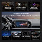 ATOTO X10DG2B7E 7" 2 DIN Autoradio mit Android und DAB+, 8+128GB, 4G LTE, KI-Sprachsteuerung, Kabelloses CarPlay &amp; Android Auto, Dual-Mikrofon, Bluetooth, Kameraeingang, 36-Band EQ, HDMI-Eingang