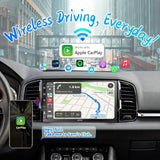 ATOTO F7G2B7WE 7" Double Din Head Unit with Wireless CarPlay & Android Auto, HD Touchscreen, Bluetooth, GPS Navigation, FM/AM, MirrorLink, HD Live Rearview, Voice Control