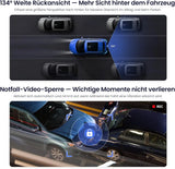 ATOTO AC-HN9RRV3 Rückfahrkamera AHD 1080p, 134° Weitwinkel, Starlight-Nachtsicht, IP67, G-Sensor, Parkmodus, Loopaufnahme, V10 Serie