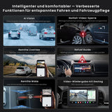 ATOTO X10G209E 9 Zoll Double Din Autoradio – Front- & Rückfahrkamera-Eingang 1080P, QLED Touchscreen, 8GB+128GB Android Autoradio, Wireless CarPlay & Android Auto, 4G LTE, Wi-Fi, Bluetooth, USB, DSP, AMP, Subwoofer, GPS