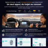 ATOTO S84G2D7PB 7" Autoradio Android 2 DIN Écran Tactile avec Éclairage d'Ambiance, Alerte de Collision d'Urgence, Surveillance de Stationnement, DSP Hi-Fi avec Sorties 4V