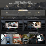 ATOTO X10DG209E 9" QLED DAB Autoradio 2 Din Android, 8+128G, Wireless CarPlay & Android Auto, 4G LTE, AI Voice Assistant, GPS Tracking, Dual MIC & Bluetooth, LRV, 36-Band EQ, HDMI Input