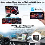 ATOTO P5 Portable Car Stereo Receivers, Wireless CarPlay Android Auto Screen &1080P Backup Camera, 7 inch QLED Glare-Suppressing Touchscreen, Bluetooth, MirrorLink, GPS, Remote Control, P507SD-S21
