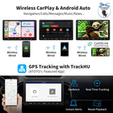 ATOTO S8G2099UN Autoradio 2 DIN 9" QLED, CarPlay Wireless, Android Auto, 4G LTE Integrato, 6G+128G, 2 Bluetooth con aptX HD, Assistente Vocale AI, Tracciamento GPS, LRV