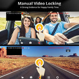 ATOTO AC-FCR04W Dashcam 1080P, 150° Winkel, Notaufnahme, Loop-Registrierung, Unterstützung bis zu 128 GB, kompatibel mit S8 UN/MS/PN (S8 PN Solo Monitor Frontale)