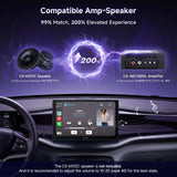 ATOTO CA-AEC122DL Verstärker, automatisch kompatibel, 4 x 60 W RMS, 4 Kanäle, Klasse D TI TPA3221, persönlicher EQ, Stromversorgung 2 m, kompatibel mit ATOTO Stereo 