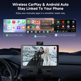 ATOTO P609L1N 9.19" Portable Car Stereo Dashboard Screen, Wireless Apple CarPlay & Android Auto, GPS Navigation, Mirror Link, Bluetooth Car Audio Receiver