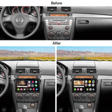 YOFUNG AC-MZD302X-ST Dash Installation Mounting Kit for Mazda 3 2004–2009 – Only Compatible with ATOTO IAH09D Car Stereo