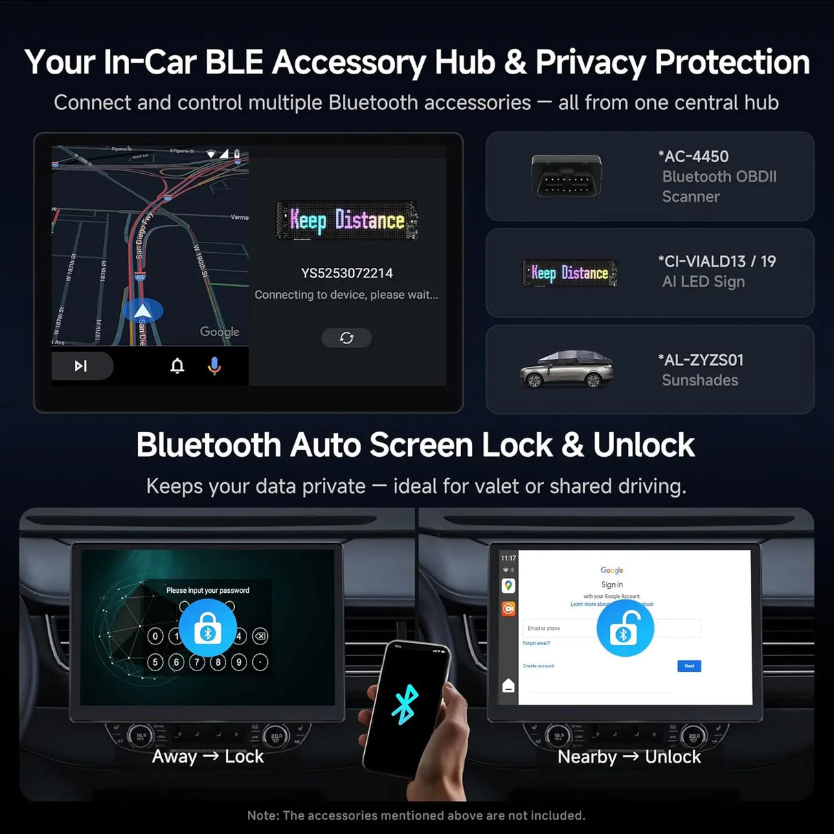 ATOTO CB6 Wireless CarPlay Adapter, AI Drivechat, GPS, 4G LTE, 8+128GB