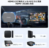 ATOTO AD1 ワイヤレスアダプター、HDMI搭載 2イン1アップグレードドングル、有線CarPlay車用、プラグ＆プレイ、HDMIマルチメディアハブ (TVボックス/ゲームコンソール/DVD/ブルーレイ対応)、Bluetooth 5.2、OTAアップデート