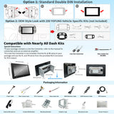 ATOTO A6G209PF 9" Double Din Car Stereo, Android, Wireless CarPlay & Android Auto, Mirror Link, GPS Tracking, In-Dash Navigation, Dual Bluetooth, HD LRV, 2G+32G