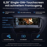 ATOTO F7WE 6.28 Zoll Autoradio 1 DIN mit Kabellosem CarPlay & Android Auto