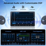 ATOTOZONE Android Autoradio 2 Din 9 Pouces, CarPlay&Android Auto sans Fil, Radio Écran Tactile avec GPS Navi, Tethering Wi-FI/Bluetooth/USB, Égaliseur 24 Bandes, FM/AM/RDS, HD LRV, A5LG209T