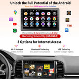 ATOTO A6G2C7PP 7" Double Din Android Car Stereo, Touchscreen, Wireless CarPlay & Wireless Android Auto, Dual Bluetooth, MirrorLink, GPS Tracking, WiFi/BT/USB Tethering, 4G+64G