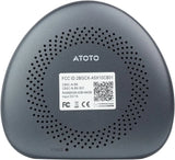 ATOTO CB6 Adaptateur CarPlay Sans Fil avec Mini OBD II – Boîtier CarPlay IA, 8 Go+128 Go Boîtier Streaming Voiture avec 4G, Double Bluetooth, USB, GPS Intégré, Assistant IA, microSD, OTA