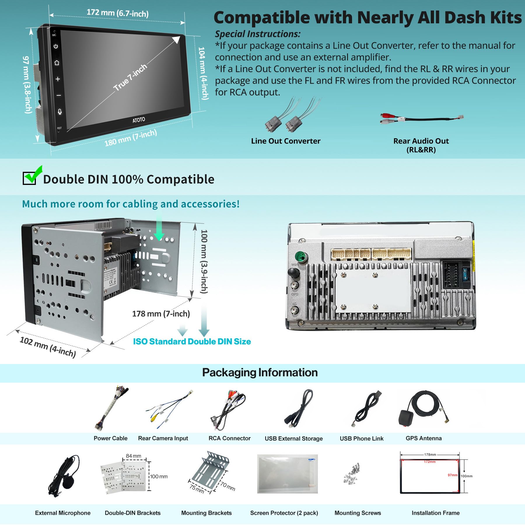 Amazon.com: ATOTO 7-inch Android Car Stereo with Wireless
