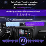 ATOTO A5LVWA7T 7" Double Din Car Stereo Compatible for VW Jetta/Tiguan/Golf/Passat, Wireless CarPlay & Android Auto, Wi-Fi/BT Tethering, 24-Band EQ DSP, Bluetooth, Mirror Link, 2+32G, FM/AUX/TF Support