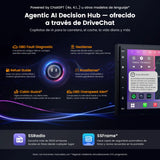 ATOTO A7G2B7PKL-S04 7'' QLED Radio Coche 2 DIN Android, 4G LTE/WiFi, CarPlay y Android Auto Inalámbrico, DSP HiFi 4V con Salida Óptica/Coaxial, Rastreo GPS, IA DriveChat, OBD2 Incluido