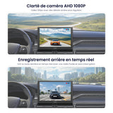 ATOTO AC-HN9RRV3 Caméra de Recul AHD 1080p, 134° Grand-Angle, Vision Nocturne Starlight, Boucle Vidéo, Mode Parking, IP67 Étanche, Capteur G, Série V10